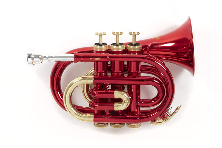 Roy Benson Bb Taschen -Trompete MOD.PT-101R rot lackiert, inkl. Etui, PT-101R