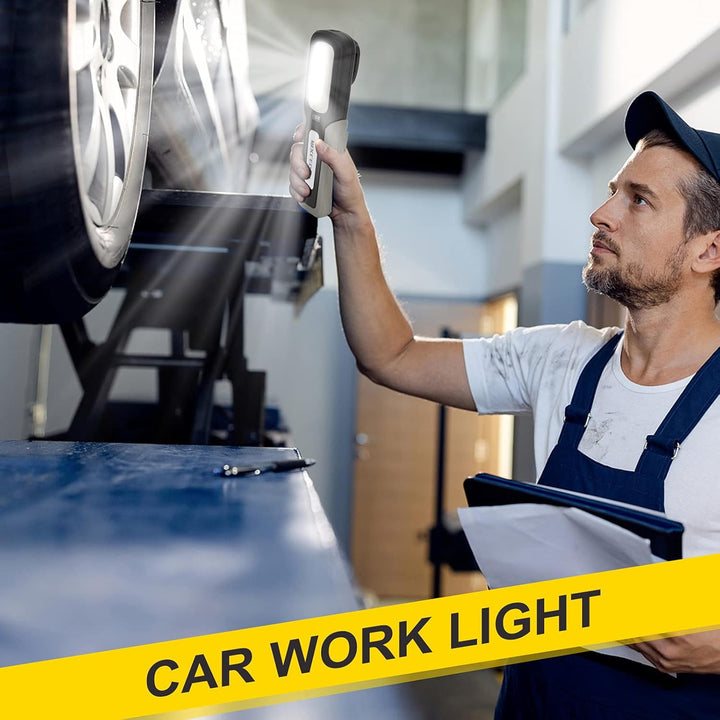MXLEGNT LED Arbeitsleuchte Taschenlampe Arbeitslamp: Aufladbar 20W COB Inspektionsleuchten Werkstatt