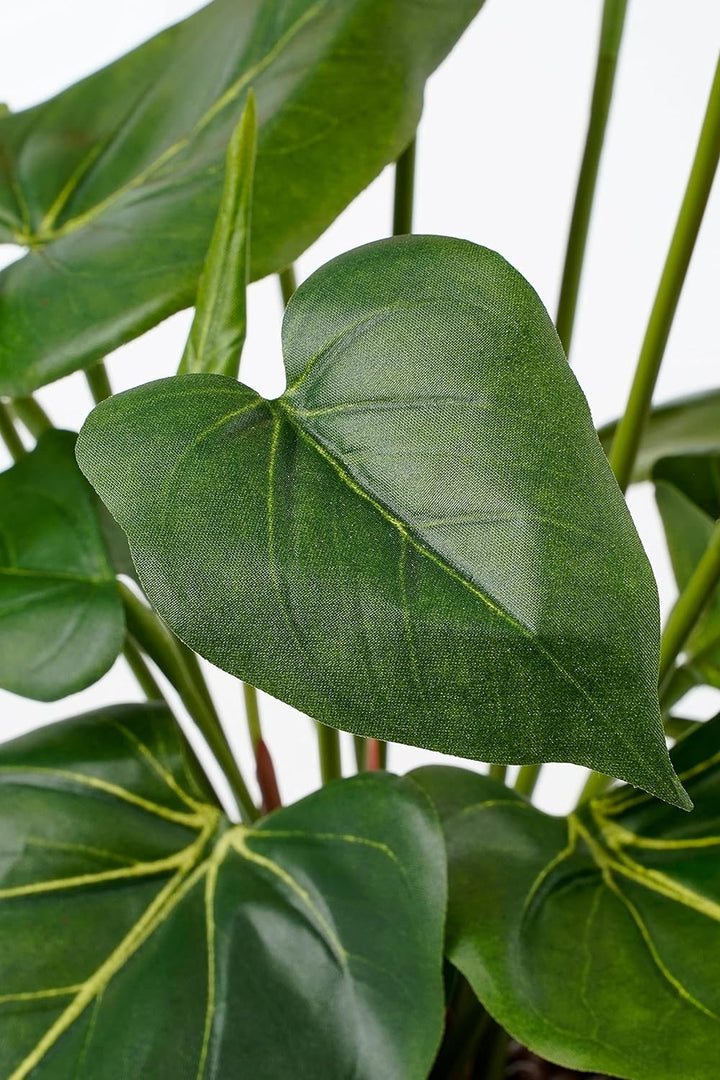 MICA Anthurium Kunstpflanze, Polyester, Rot, H 40 x Ø 30 cm