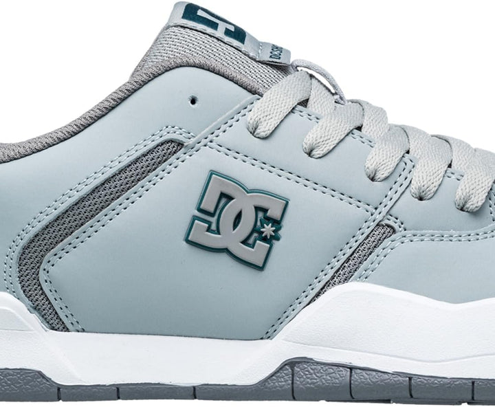 DC Shoes Herren Central CasualSkate-Schuh 41 EU Grey Grey Blue, 41 EU Grey Grey Blue