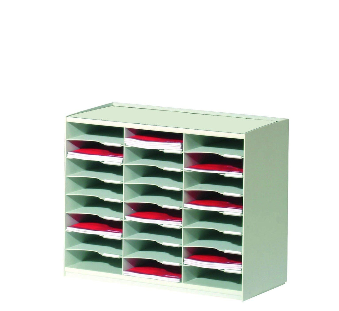 Paperflow Master Literature Organizer, 24 Fächer, grau (802.02) 24 Compartment Grau, 24 Compartment