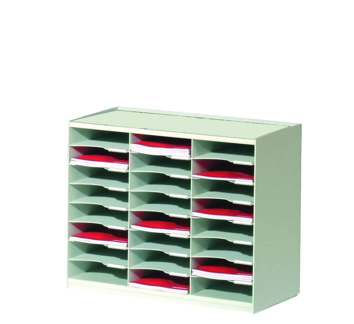 Paperflow Master Literature Organizer, 24 Fächer, grau (802.02) 24 Compartment Grau, 24 Compartment