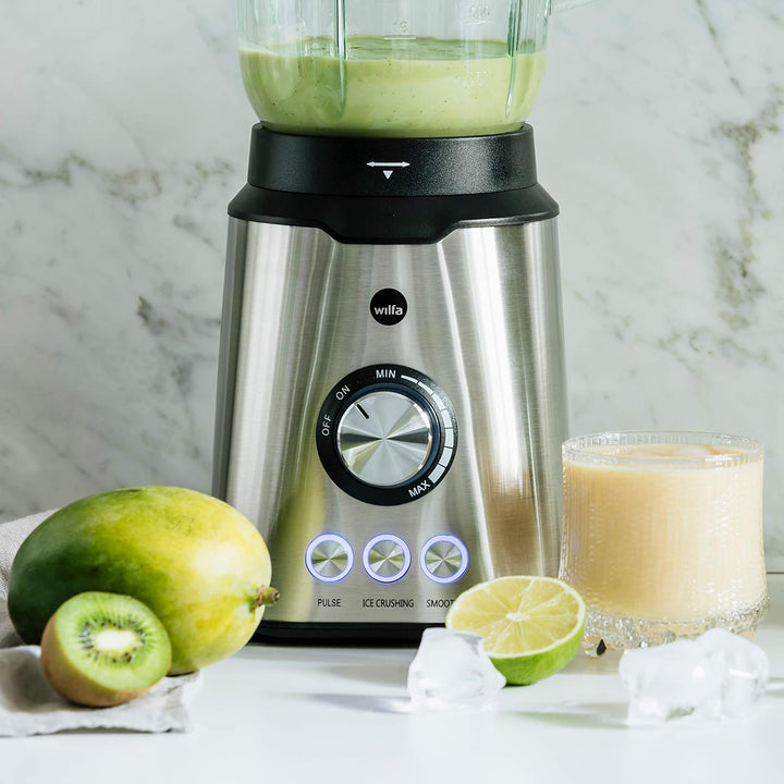 Wilfa SMOOTH Standmixer - leistungsstarker 1000 Watt Motor mit einem Fassungsvermögen von 1,5 Liter,
