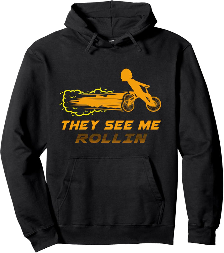 Rollin Dreirad Rennen Geschwindigkeit Bike Fahrrad Geschenk Pullover Hoodie