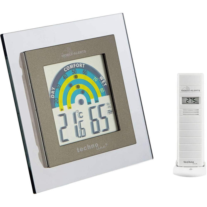 Technoline MA 10260 Zusatzsensoren -Set mit Raumklimastation für das Mobile Alerts System mit tranpa