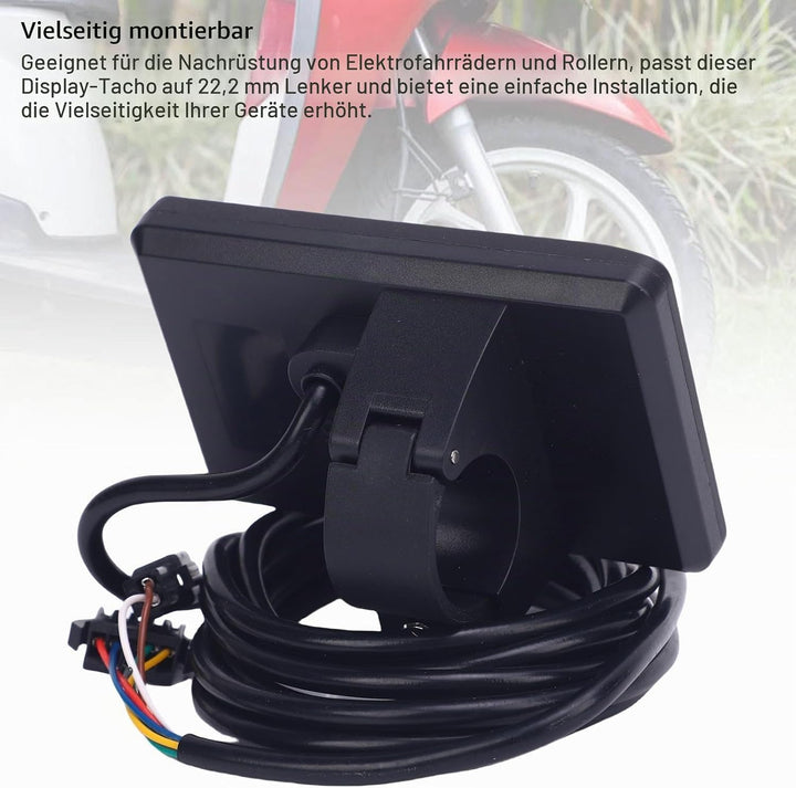 BuyWeek E-Bike Brushless Motor Controller Kit, 36V 48V 250W 350W 17A 3 Modus Sinuswelle Controller S