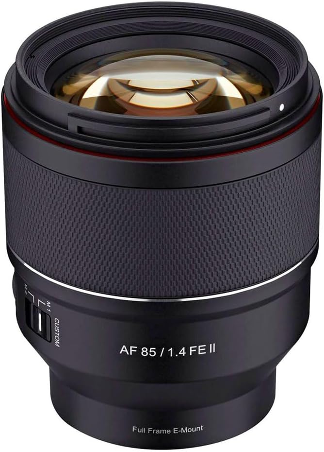 Samyang AF 85mm F1,4 II FE kompatibel mit Sony E – Autofokus Vollformat &amp; APS-C Portait Festbrennwei