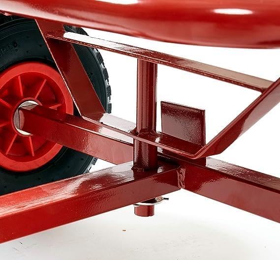 Izzy Bollerwagen Holz Kinder Luftreifen 100kg für alle Gelände Geeignet (Holzbollerwagen mit Pannens
