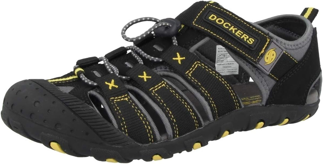 Dockers by Gerli Kinder Sandale 33 EU Schwarz Grau, 33 EU Schwarz Grau