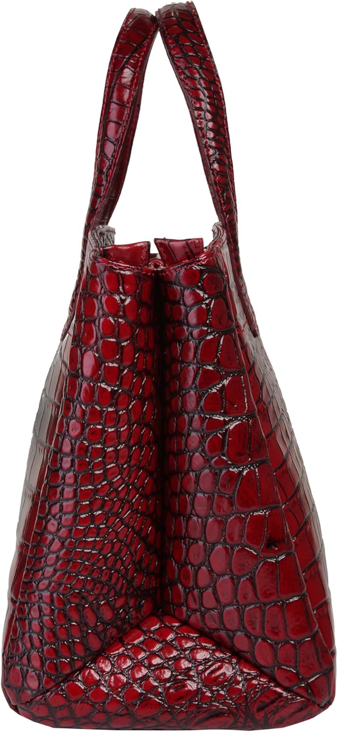 Cluty Grosse Grösse: Damen, Leder Damen Handtasche Rot, Rot