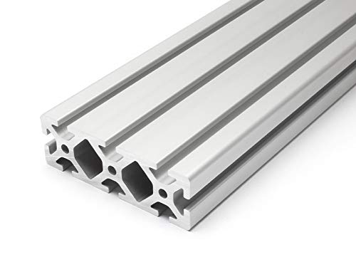 Aluminiumprofil 40x120S I-Typ Nut 8 (schwer), silber eloxiert. Aluminium Profil 40x120 Alu Profil 40