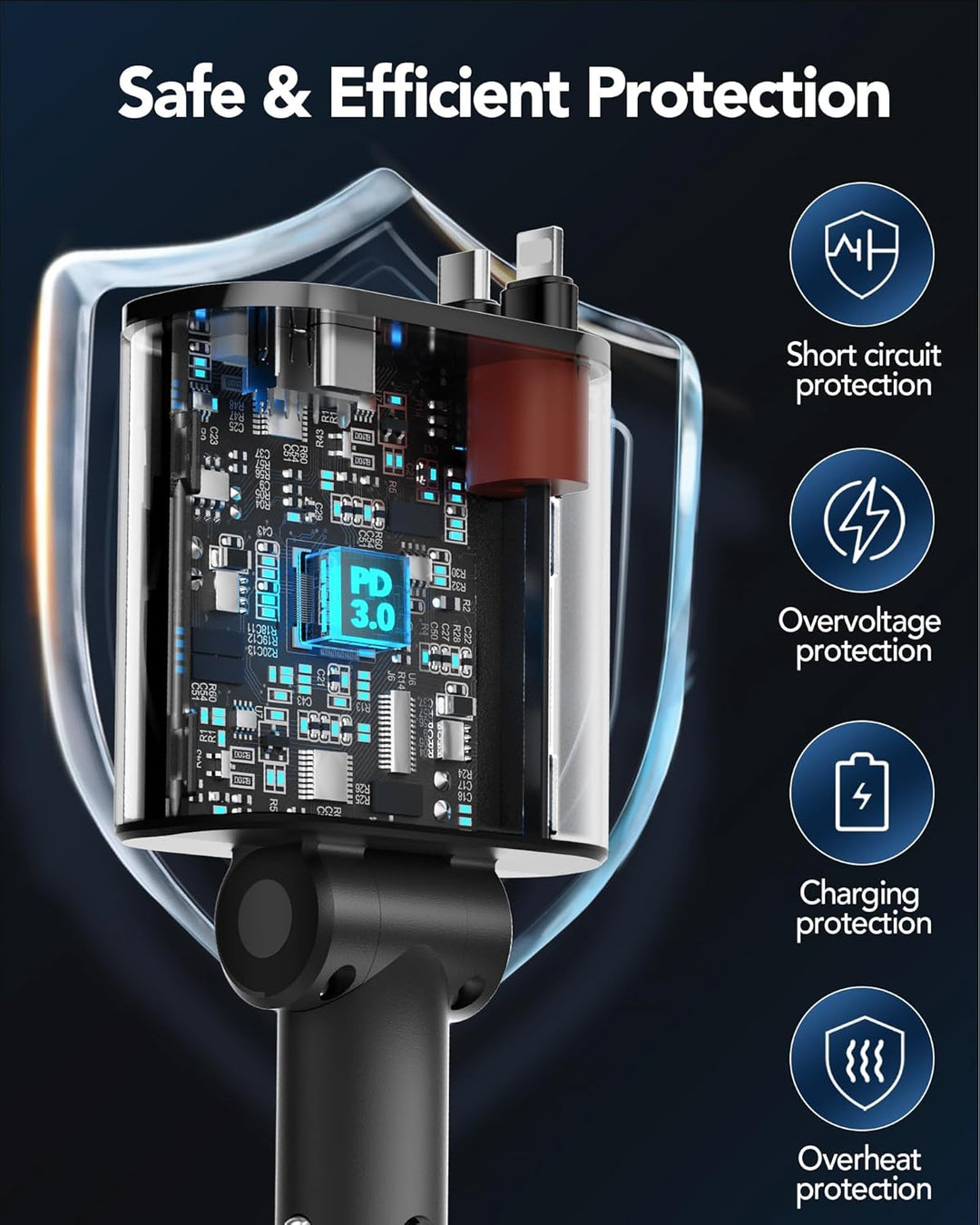 Aimtel 4 in 1 Zigarettenanzünder USB C 69W Auto Ladegerät, Kfz Ladegerät für Camping Wohnmobil Ladeg