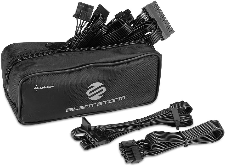 Sharkoon SilentStorm SFX Gold PC-Netzteil (500 Watt, SFX, Kabelmanagement)