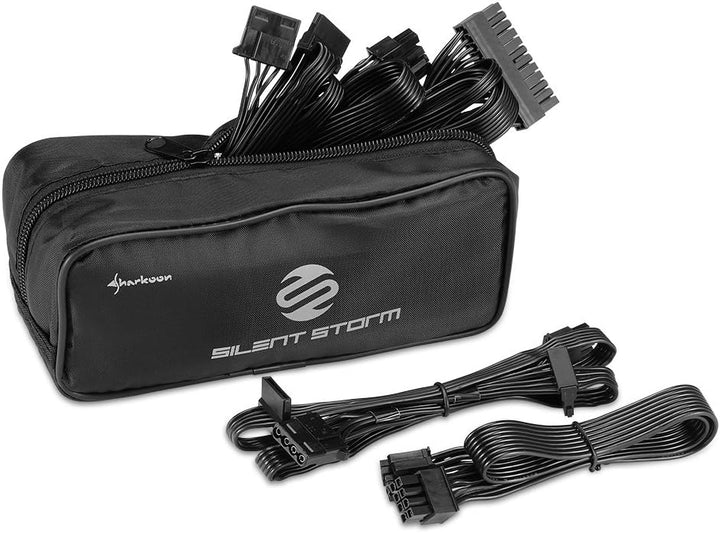 Sharkoon SilentStorm SFX Gold PC-Netzteil (500 Watt, SFX, Kabelmanagement)