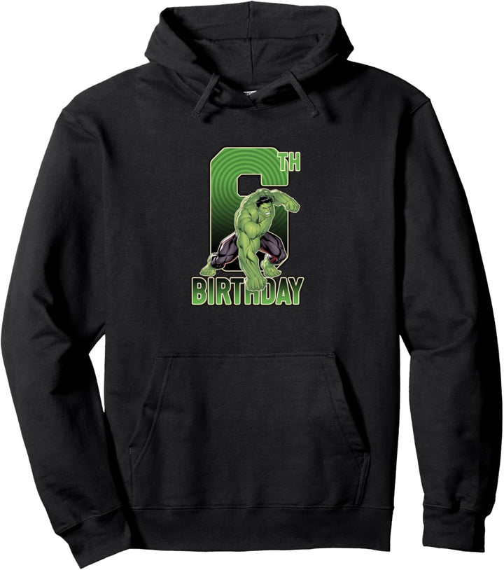 Marvel Hulk Smash 6th Birthday Pullover Hoodie