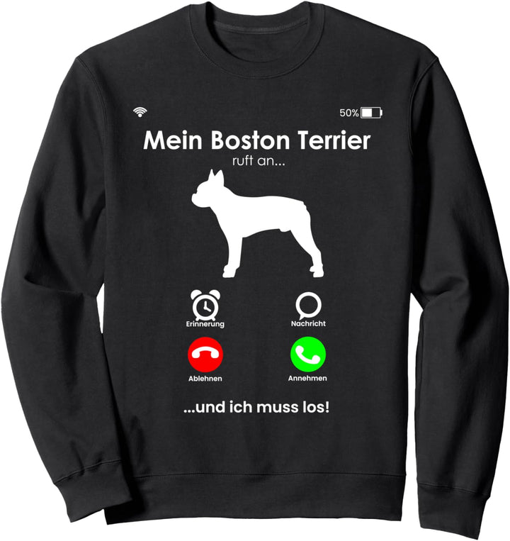 Lustige Boston Terrier Geschenkidee Vintage Boston Terrier Sweatshirt