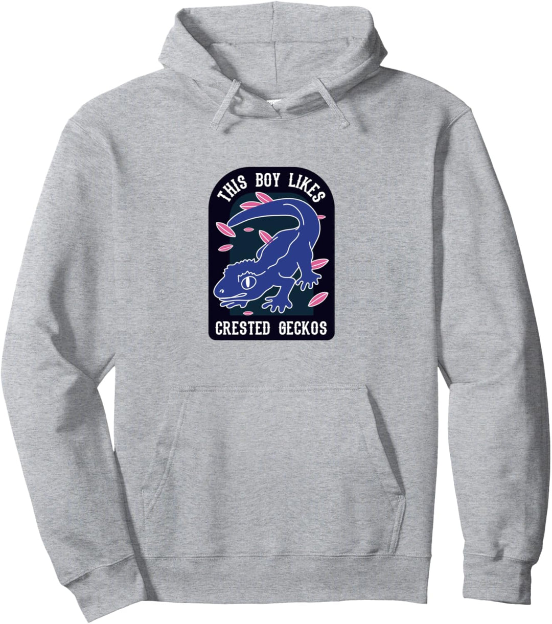 Haubengeckos Wildlife Vögel Niedliche Eidechse Pullover Hoodie