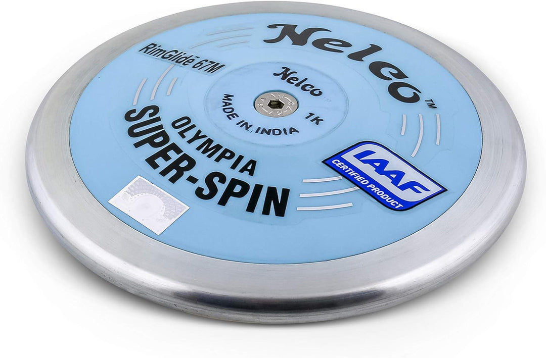 Nelco Wettkampfdiskus Super Spin RimGlide 67M - 1,00 kg bis 2,00 kg, 1,00 kg