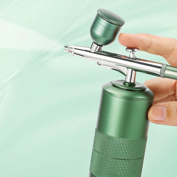 WANGCL Tragbares Airbrush-Set, 30 PSI Hand-Akku-Airbrush-Set, wiederaufladbar, Dual-Action-Mini-Airb