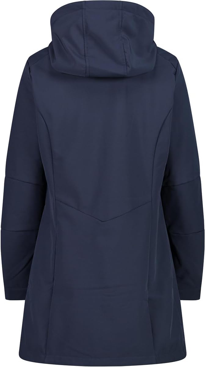 CMP Damen Damenparka mit Kapuze und Reissverschluss Softshell Parka