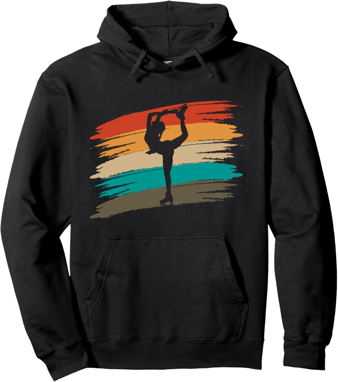 Eiskunstlauf Eiskunstlauf Retro Eislauf Sport Pullover Hoodie