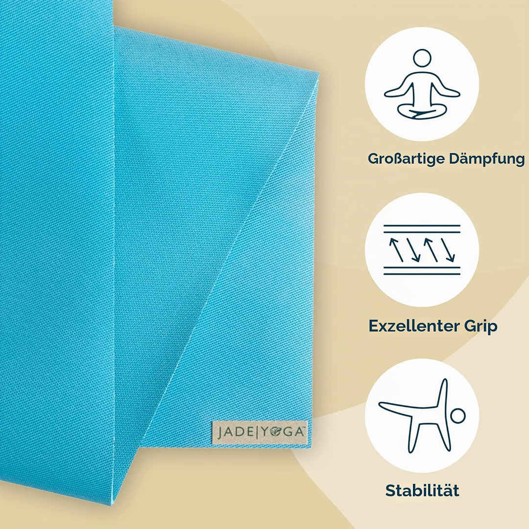 JADE YOGA - Harmony Yoga Mat - Yoga Mat Designed to Provide A Secure Grip to Help Hold Your Pose Him