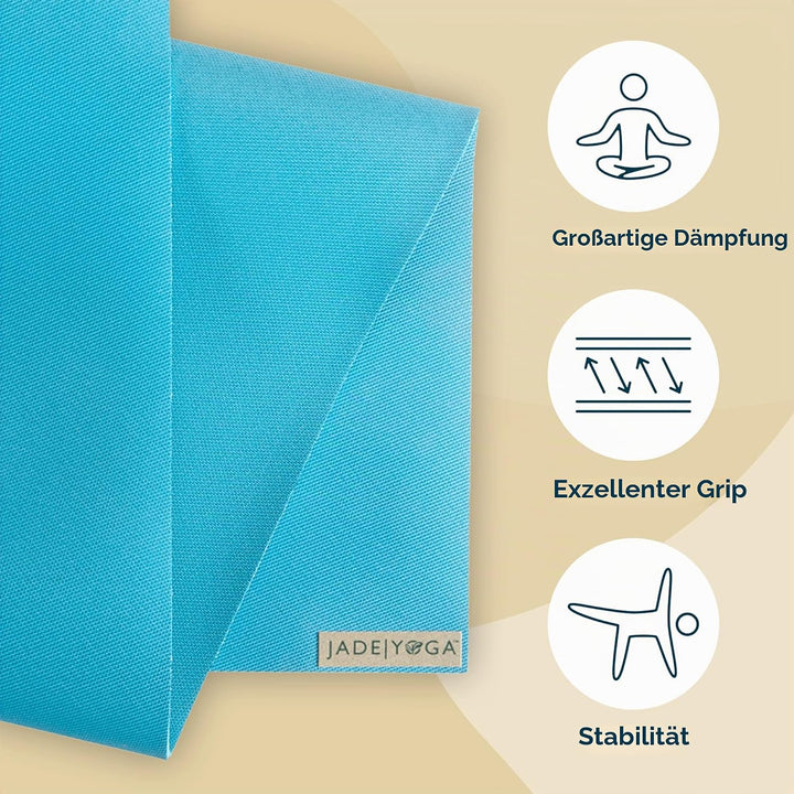 JADE YOGA - Harmony Yoga Mat - Yoga Mat Designed to Provide A Secure Grip to Help Hold Your Pose Him