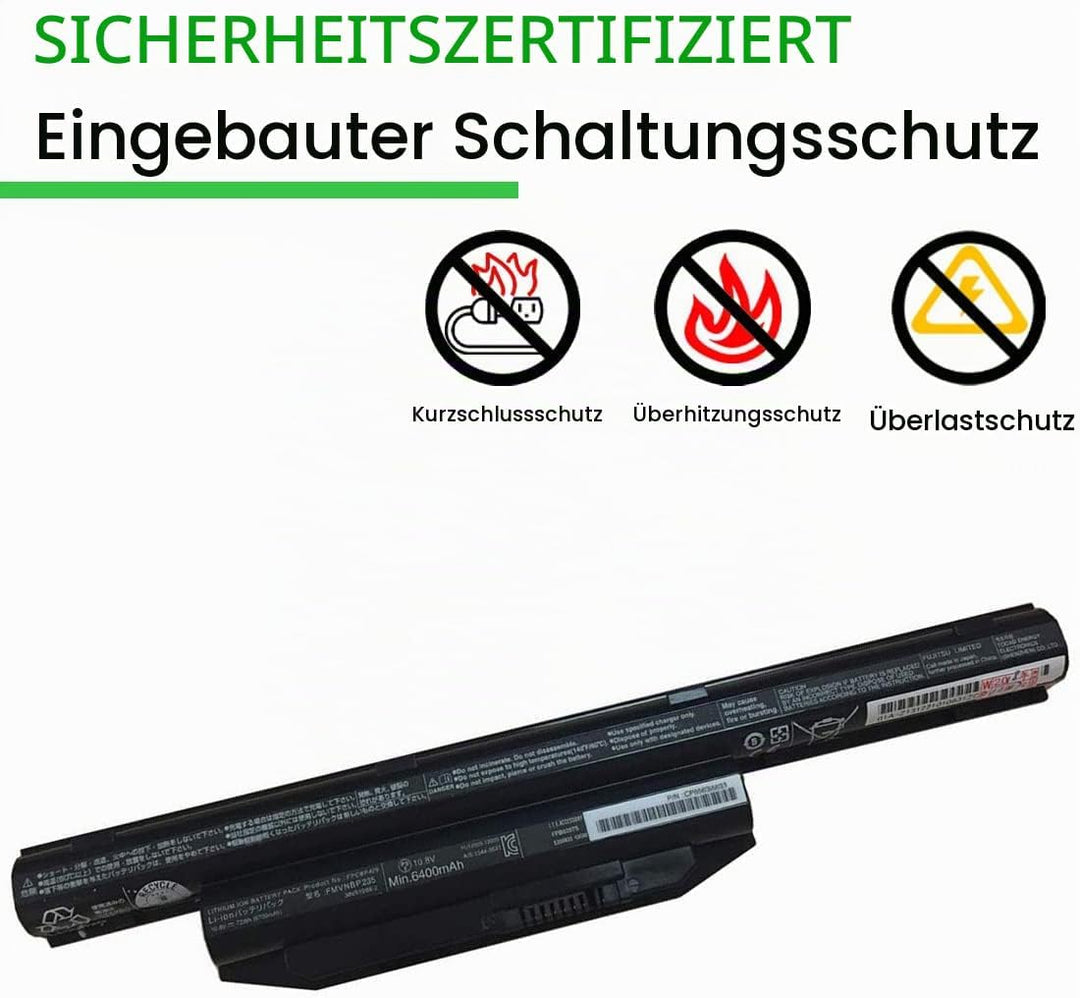 XITAIAN 10.8V 72Wh 6700mAh FPCBP416 FPCBP429 FMVNBP231 FMVNBP235 Ersatz Laptop Akku für Fujitsu Life