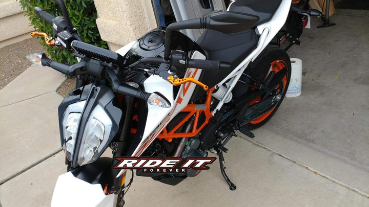 Rideit US-271 Motorrad Brems- und Kupplungs-Hebel, kurz, für KTM 125 Duke, 200 Duke, 390 Duke, 2012-