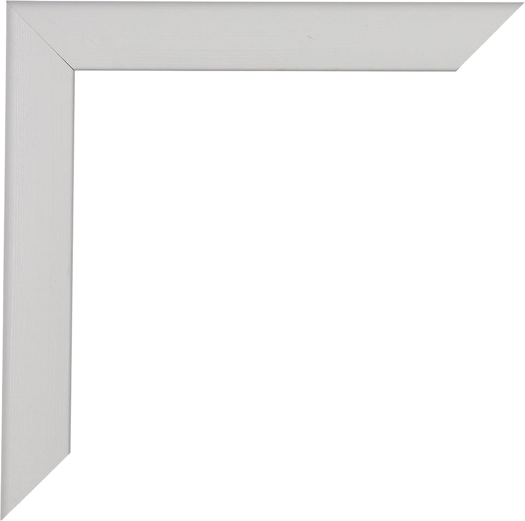 yd. Your Decoration - Bilderrahmen 24x32 cm - Weiss Gemasert - Bilderrahmen aus MDF mit Acrylglas -