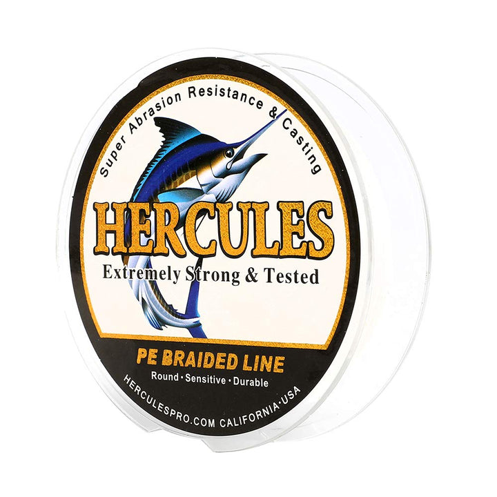 HERCULES Super Cast 100m - 2000m Yards Geflochtene Angelschnur 10lb - 300lb Test für Salzwasser Süss