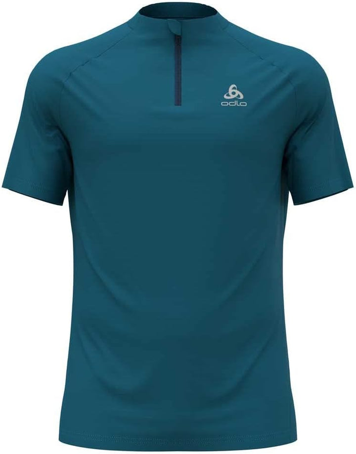 Odlo Herren Essentials_313802 Kurzarm Laufshirt (1er Pack) M Saxony Blue, M Saxony Blue