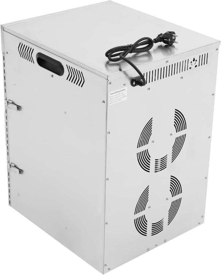 Dörrautomat 16 Platten 1350 Watt Edelstahl 304 30-90°C | 16 Tabletts | 1350 Watt | 30-90°C | 0,5-24h