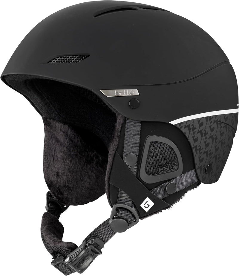 Bollé - JULIET, Snow helmet, Ski helmet, Ski helmet for women Schwarz M, Schwarz M