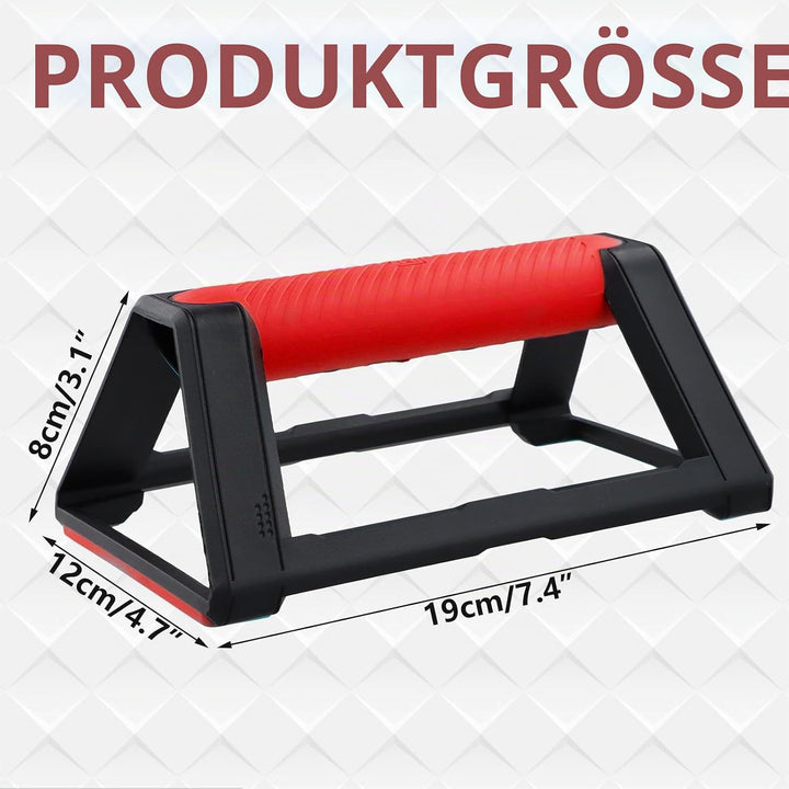 2 Stück Liegestützgriffe, Handstand Griffe mit Silikongriff Rutschfester Basis, Tragbar Stapelbar, T
