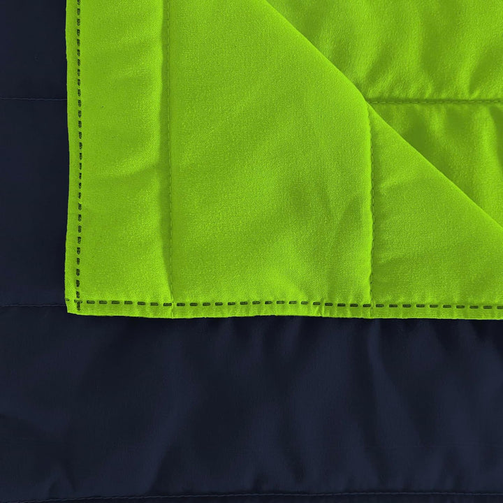 Italian Bed Linen Estivo Einzelbett, Grün, Blau, 170 x 270 cm 170 x 270 cm Grün, Blau, 170 x 270 cm