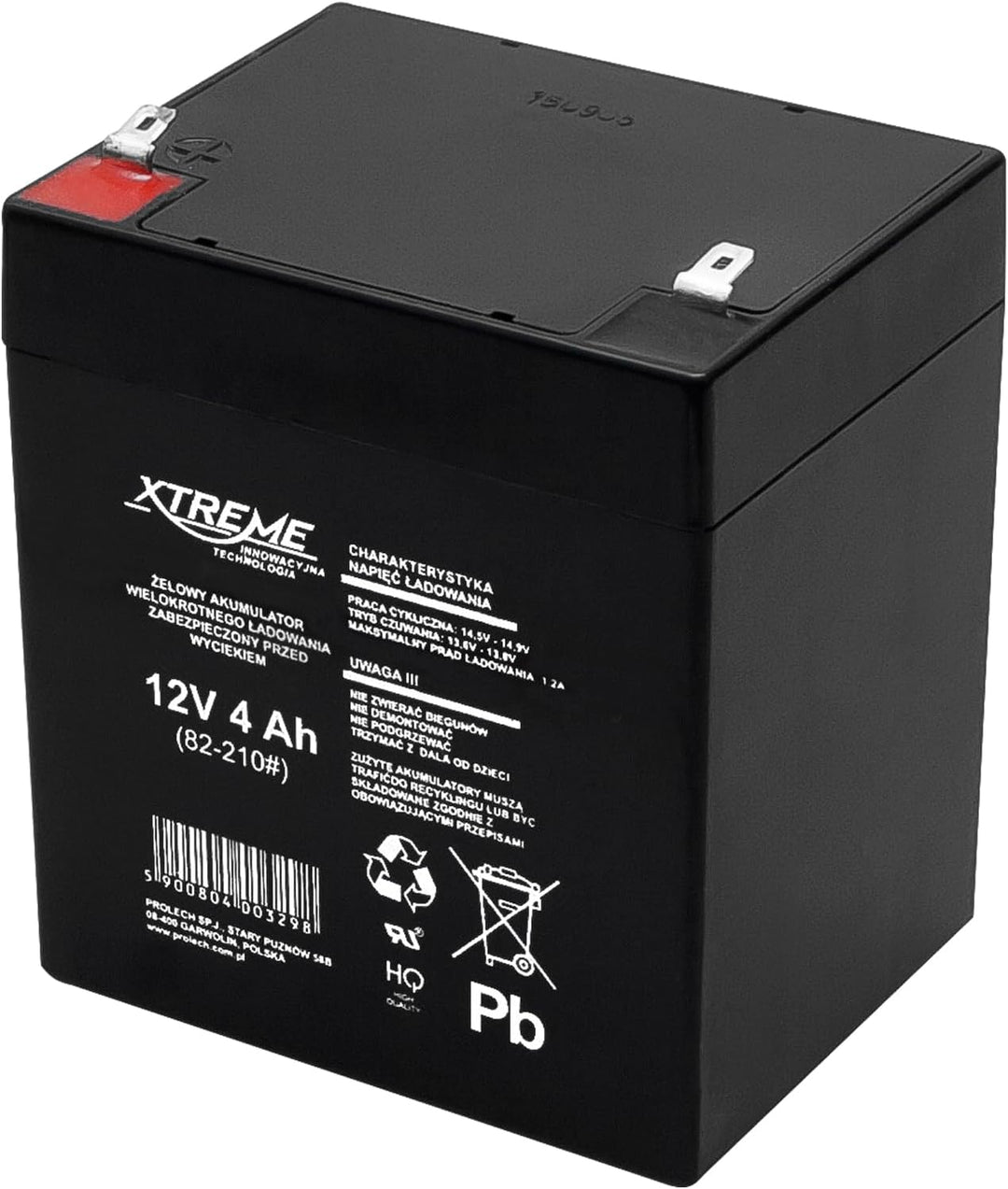 Xtreme 82-210 Blei-Akku Gel Battery Lead Acid Battery Batterie Akku 12V 4Ah