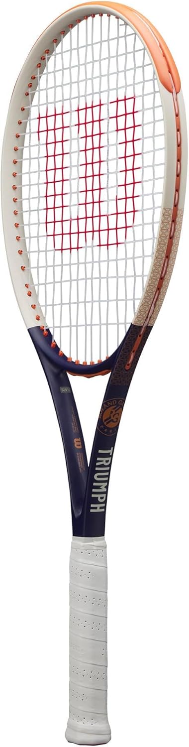 Wilson Roland-Garros Triumph Tennis 4-1/4" (2) Marineblau / Weiss, 4-1/4" (2) Marineblau / Weiß