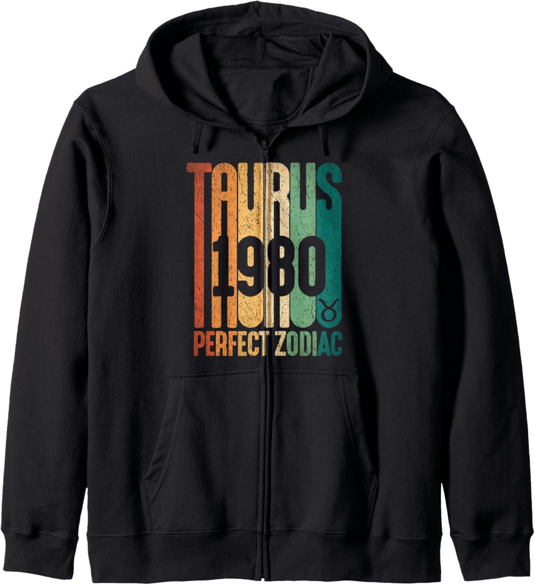 40. Geburtstagsgeschenk - Stier 1980 - 40 Jahre alt Männer Kapuzenjacke