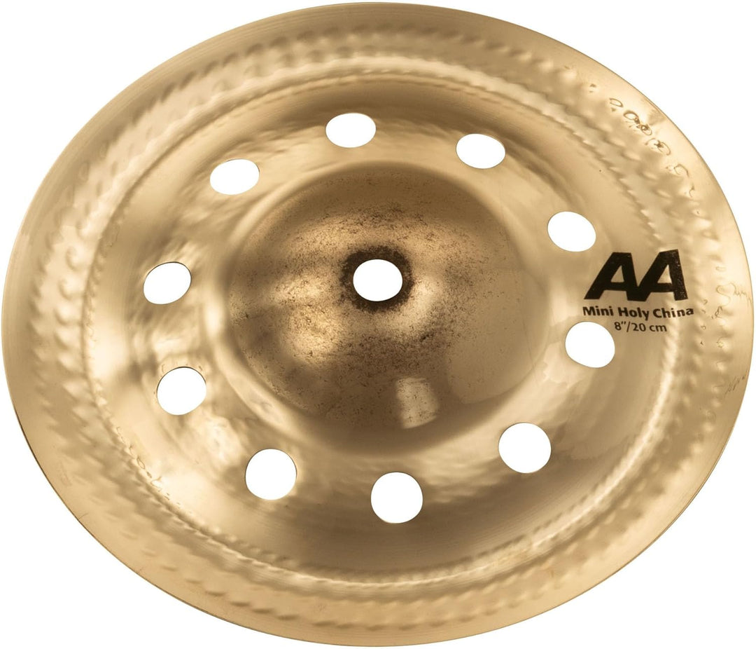 Sabian 8” AA Mini Holy China, Brillant Finish 8 Inch Mini Holy China, 8 Inch Mini Holy China