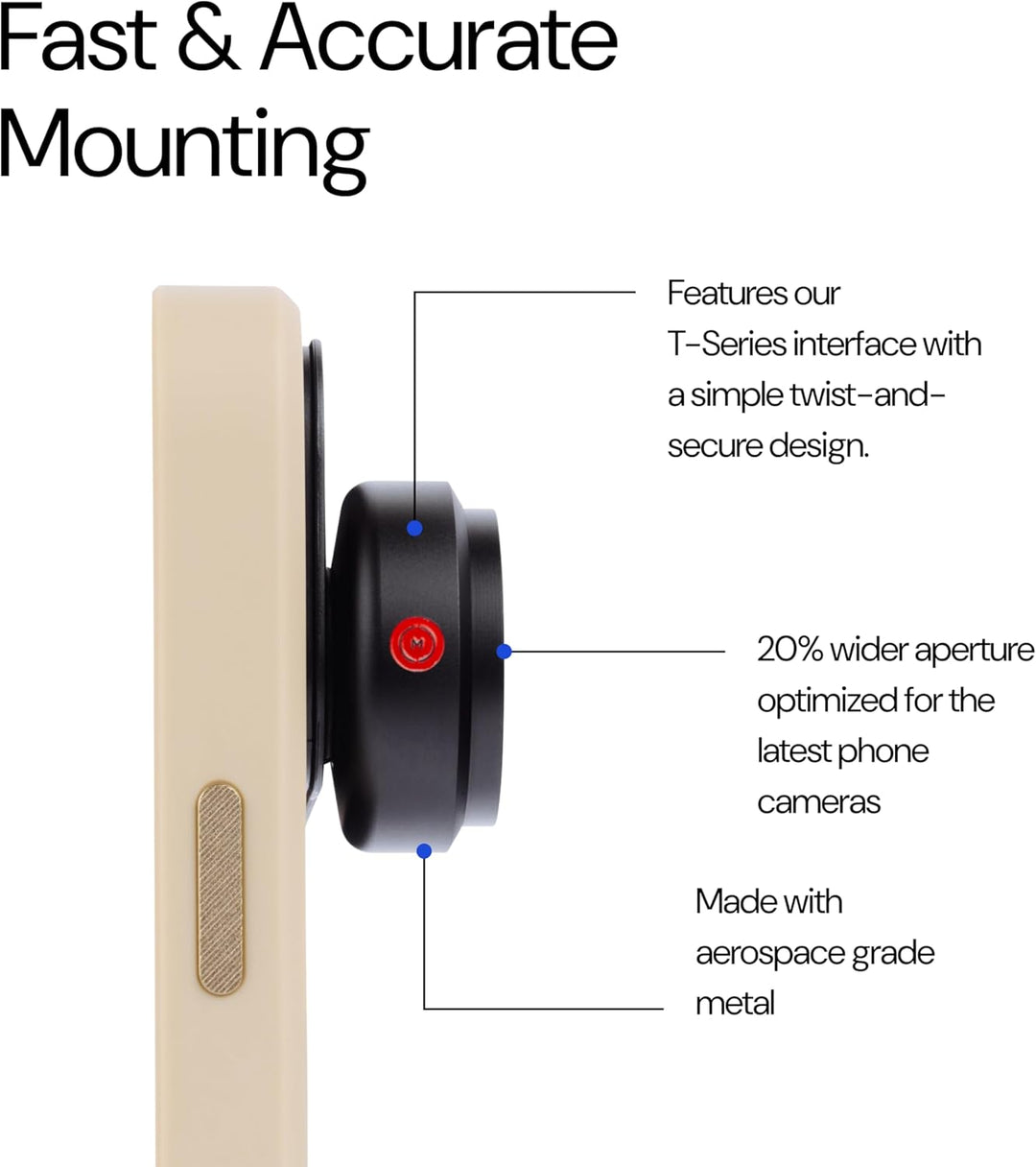 Moment 10x Macro Lens – T-Series & M-Series Mobile Lens for iPhone, Pixel & Galaxy – Capture Extreme