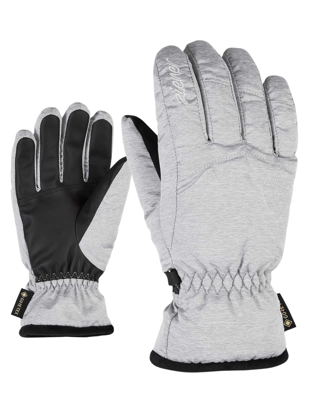 Ziener Damen Karri GTX Ski-Handschuhe/Wintersport | Wasserdicht, Atmungsaktiv 8 light melange, 8 lig