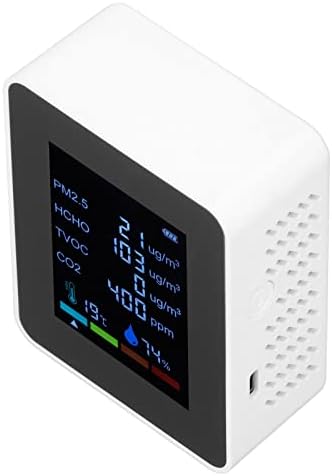 Zerodis MonitorAir Quality DetectorTemperature and CO2 Meter Air Quality Monitor Temperature PM2.5 T