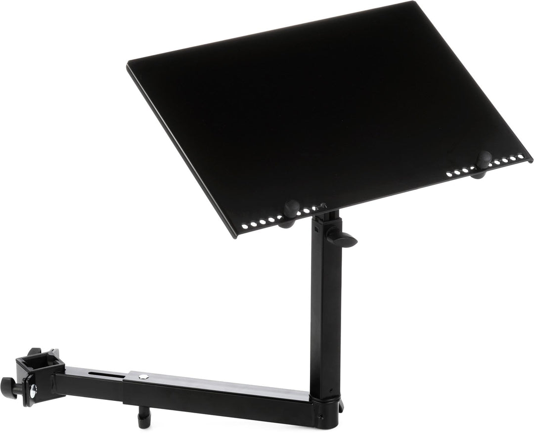 K&M 18815 Laptop-Halter für Omega Keyboardtisch - Aluminium, Stahl - variabler Schwenkarm, einfache