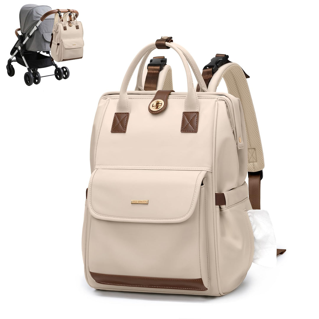 Wickeltasche, Rucksack, multifunktional, wasserabweisend, mit Haken, lässige Wickeltasche zum Aufhän