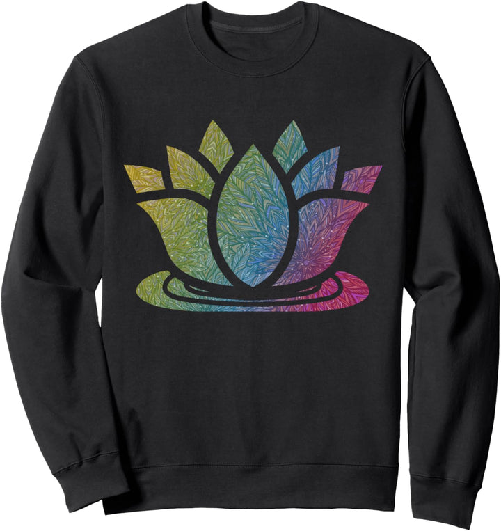 Lotus Flower Yoga Meditation Namaste Cute Geschenk Sweatshirt