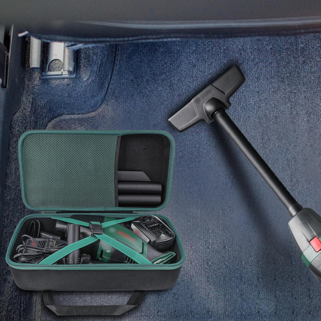 co2CREA Hart Tragbare Schutzhülle Etui Tasche für Bosch Home and Garden Akku-Handstaubsauger Univers