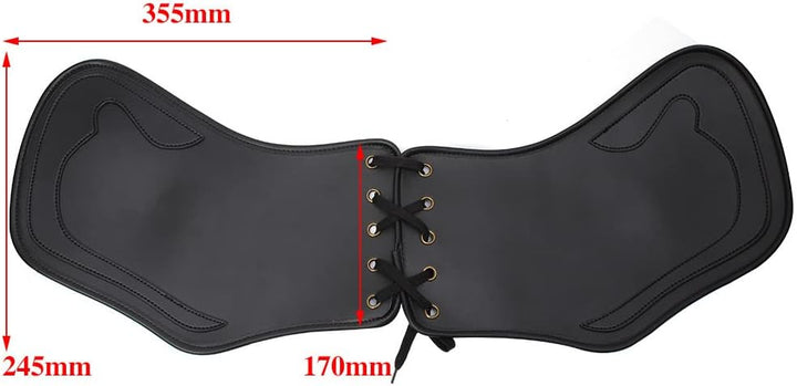 Motorradsattel Leder Hitzeschild, Deflektor Schutz Lünette Motor Heizung Isolierung Lederpad