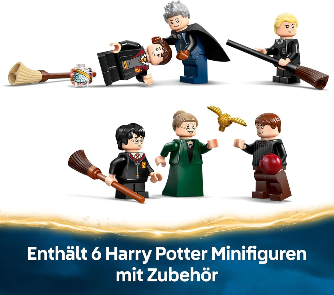 LEGO Harry Potter Schloss Hogwarts: Flugstunden, Abenteuer-Spielset mit 6 Minifiguren zum Sammeln, i