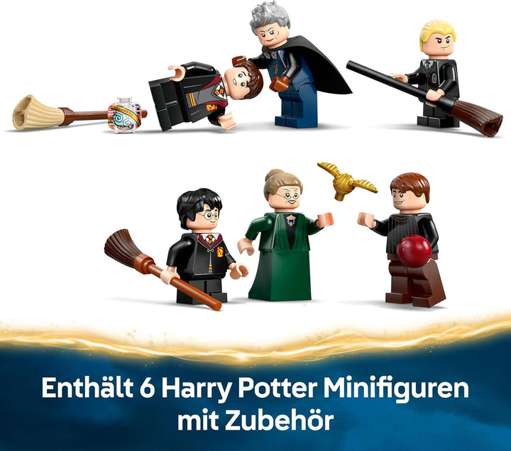 LEGO Harry Potter Schloss Hogwarts: Flugstunden, Abenteuer-Spielset mit 6 Minifiguren zum Sammeln, i